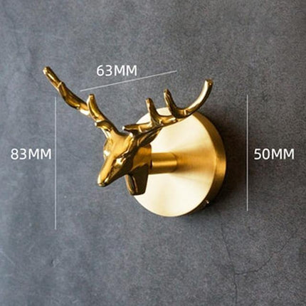 Brass Coat Hook, Decorative Animal Wall Hanger – image 17