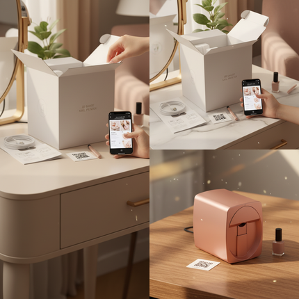 Nail Art Studio | 3D Nail Printer Machine with AI Recognition | Custom Designs in 40 Seconds for Effortless Salon-Quality Nails 1