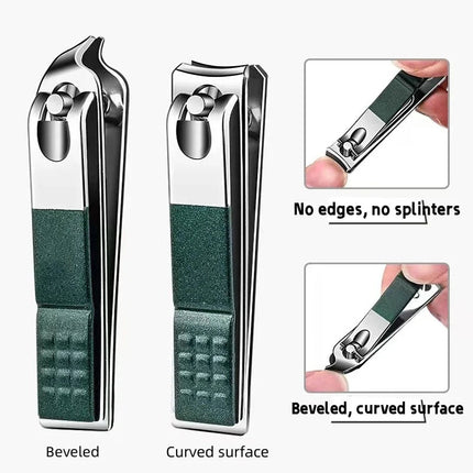 Nail Care Essentials | Nail Clipper Set with Anti-Splash Design | Ergonomic Tools for Safe and Efficient Grooming 2