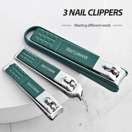 Nail Care Essentials | Nail Clipper Set with Anti-Splash Design | Ergonomic Tools for Safe and Efficient Grooming 4