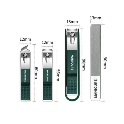 Nail Care Essentials | Nail Clipper Set with Anti-Splash Design | Ergonomic Tools for Safe and Efficient Grooming 6