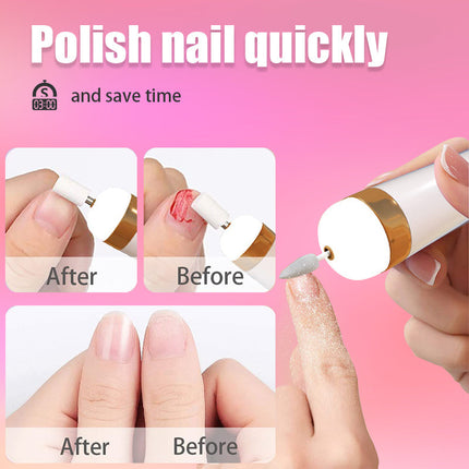 Nail Care Pro | Electric Nail Polisher with Built-in Light | Portable Manicure Kit for Salon-Quality Nails 7