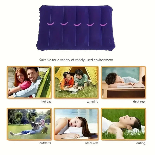 Napvoy | Inflatable Travel Pillow with Ergonomic Design | Compact & Lightweight for Comfort Anywhere 1