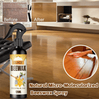 Natural Beeswax Spray | Non-Toxic Furniture Care Solution with Effortless Application | Ideal for a Brilliant Shine on Treated Surfaces 0