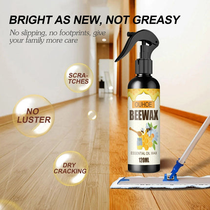 Natural Beeswax Spray | Non-Toxic Furniture Care Solution with Effortless Application | Ideal for a Brilliant Shine on Treated Surfaces 5