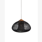 Black wood & Natural rattan / Model A : 11.8