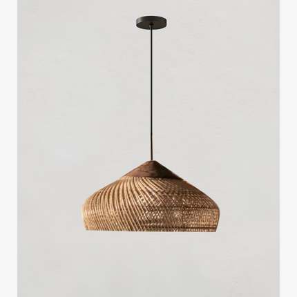 Natural Charm | Rattan Pendant Light with Adjustable Height | Cozy Kitchen Pendant Lighting for Warm Ambiance 9