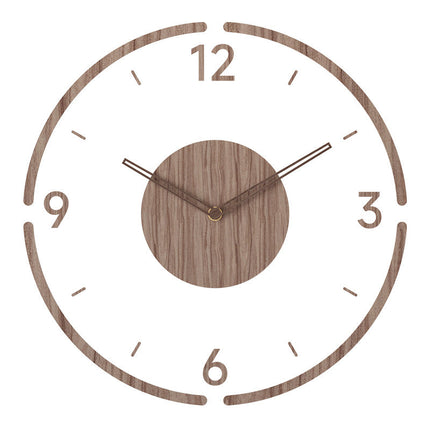 Natural Elegance | Modern Wall Clock with Silent Quartz Movement | Minimalist Decor for Tranquil Interiors 3