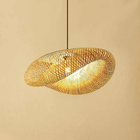 Natural Elegance | Rattan Pendant Light with Adjustable Height | Organic Bamboo Design for Cozy Kitchen Pendant Lighting 0