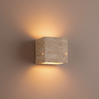 Natural Travertine Wall Light Sconce | Minimalist Design with Up-and-Down Glow for Indoor and Outdoor Ambiance 0
