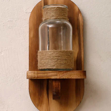 Natural Wood Floating Wall Shelf with Unique Grain | Stylish Decor for Small Spaces 6