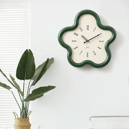 Nature's Touch | 3D Floral Wall Clock with Silent Pendulum | Eco-Friendly Design for Tranquil Spaces 5
