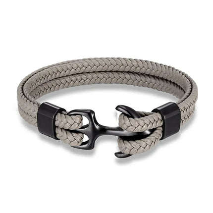 Nautical Collection | Men's Leather Bracelet with Stylish Anchor Design | Unique Accessory for Any Occasion 10