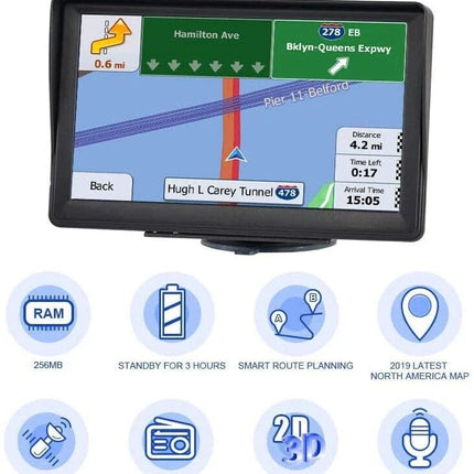Navigator Pro | 7-Inch Vehicle GPS with Live Traffic Updates | Multi-Language Voice Navigation for Seamless Travel 2