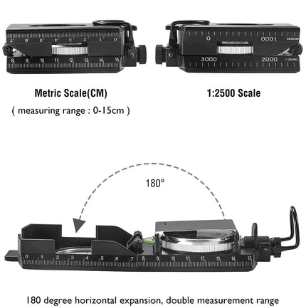 Navigator Pro | Multifunctional Military Compass with Clinometer | Shockproof & Waterproof for Outdoor Adventures 5