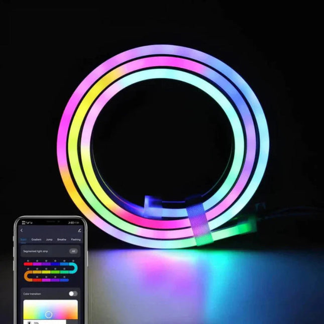 Neon Rope LED Strip Lights | App-Controlled RGB Accent Lighting for Customizable Ambiance 0