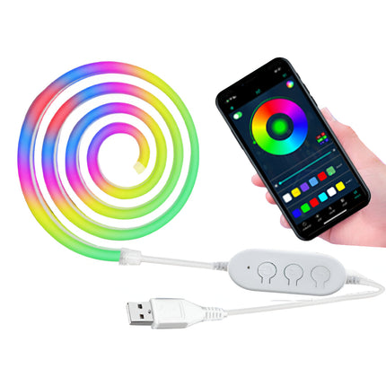 Neon Rope LED Strip Lights | App-Controlled RGB Accent Lighting for Customizable Ambiance 3