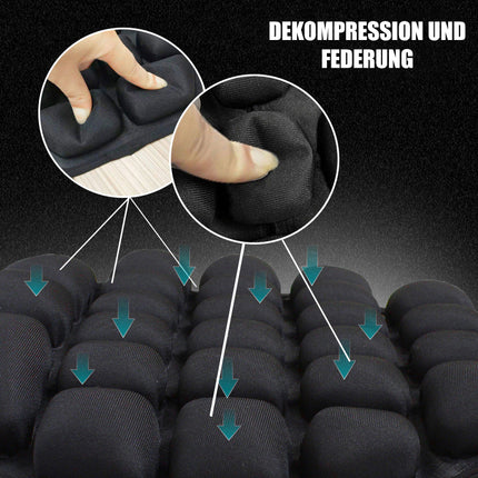 Nettjade™ | Motorcycle 3D Cushion with Air Convection Technology | Comfortable Support for Long Rides 5