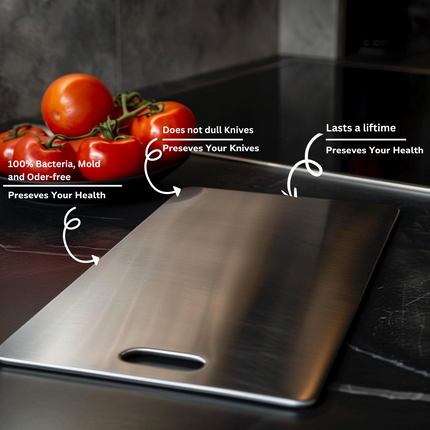 Nexel Titanium Cutting Board | Antibacterial, Durable 2