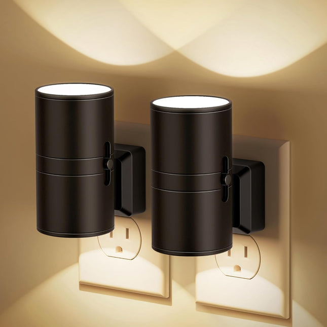 NightNova | LED Night Light with Dusk Sensor & Adjustable Brightness | Compact Plug-in Lamp for Ambient Illumination 0