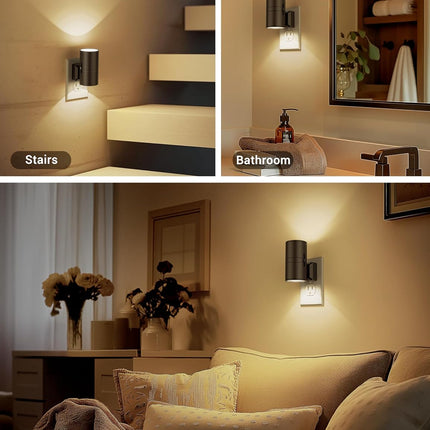 NightNova | LED Night Light with Dusk Sensor & Adjustable Brightness | Compact Plug-in Lamp for Ambient Illumination 3