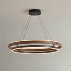 Ø 31.5″ x H 4.3″ / Dia 80cm x H 11cm / Walnut color & Black / Warm Light