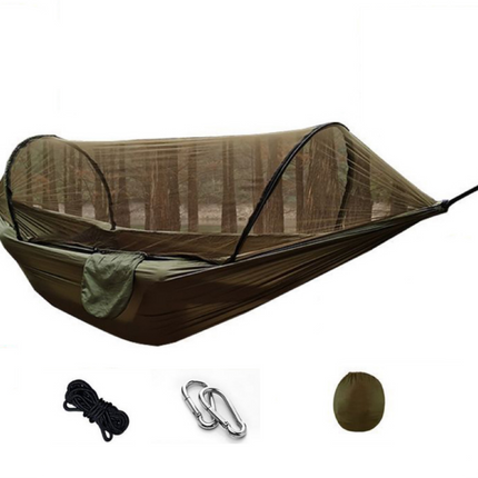 Nomaterra Hammock | Ultralight Outdoor Hammock with Mosquito Net & Tarp | Weatherproof Design for Camping and Trekking 1