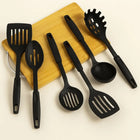 Kitchen Utensil Set, Non Stick Cooking Utensils, Rubber Kitchen Utensils, Slotted Spoon, Slotted Turner, Solid Spoon