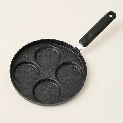 Breakfast Skillet with 4 Cups, Nonstick Frying Pan for Eggs and Pancakes, Pancake Pan, Aluminum Egg Pan
