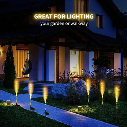 Nora Luxe | Decorative Wicker Garden Lighting with Realistic Design | Enhance Outdoor Ambiance 4