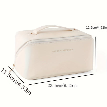 Nora Luxe | Makeup Organizer with Zipper for Travel - Stylish Cosmetic Holder with Ample Storage 7