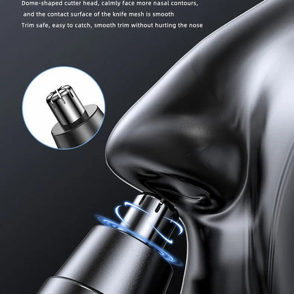Nora Luxe | Rechargeable Nose & Ear Hair Trimmer with Precision Blades | Compact Design for Effortless Grooming 2