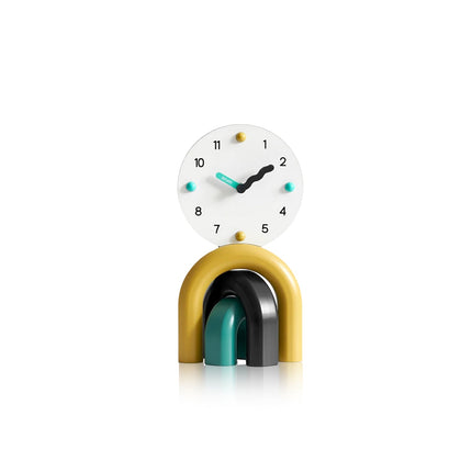 Table Clocks, Nordic Desk Clock in Bamboo and Metal – image 9
