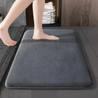 Nordic Bath Mat | Ultra Absorbent Shower Mat with Anti-Slip Design | Soft Velvet for Comfort 0