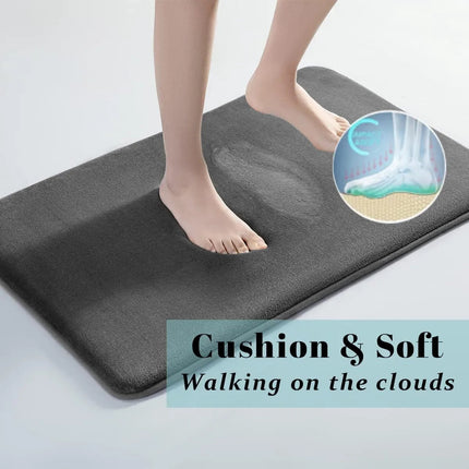 Nordic Bath Mat | Ultra Absorbent Shower Mat with Anti-Slip Design | Soft Velvet for Comfort 1