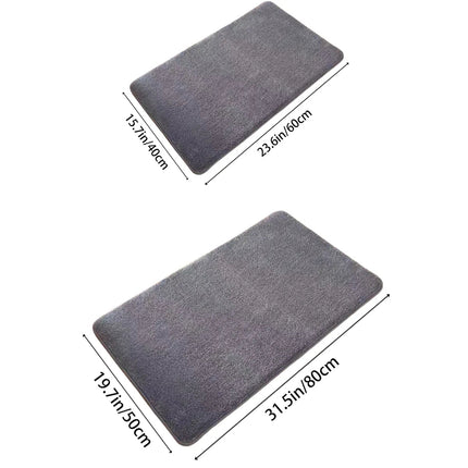 Nordic Bath Mat | Ultra Absorbent Shower Mat with Anti-Slip Design | Soft Velvet for Comfort 3