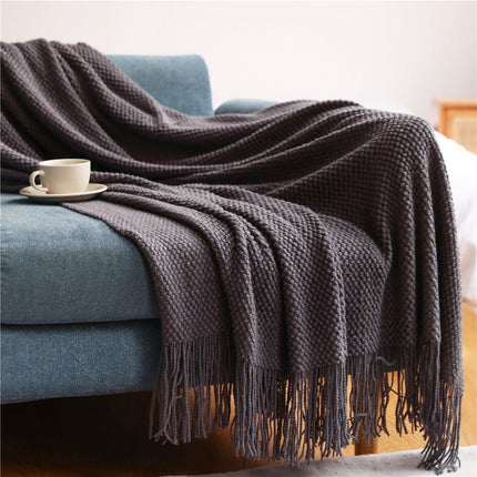 Nordic Collection | Chunky Knit Blanket with Luxurious Softness | Versatile Design for Year-Round Comfort 2