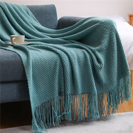 Nordic Collection | Chunky Knit Blanket with Luxurious Softness | Versatile Design for Year-Round Comfort 3