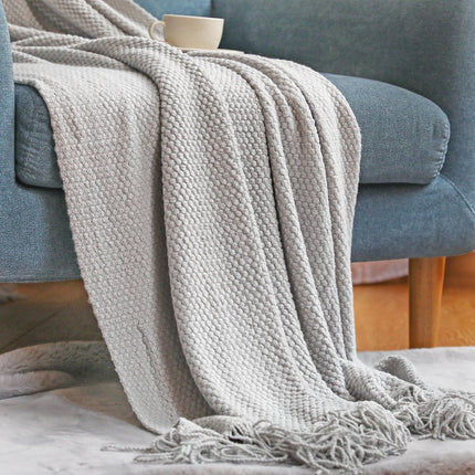 Nordic Collection | Chunky Knit Blanket with Luxurious Softness | Versatile Design for Year-Round Comfort 4