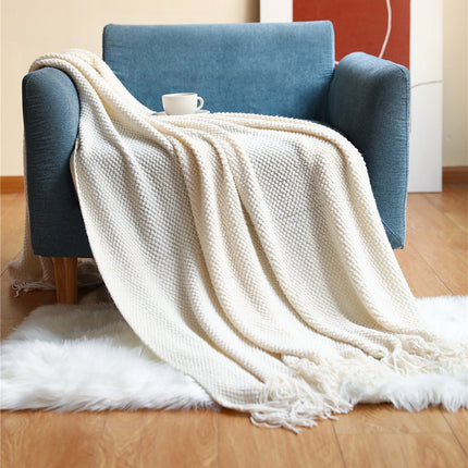 Nordic Collection | Chunky Knit Blanket with Luxurious Softness | Versatile Design for Year-Round Comfort 6
