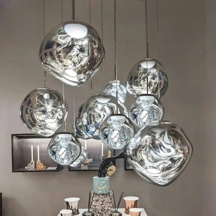 Nordic Collection | Glass Pendant Lights with Minimalist Design | Elegant Kitchen Pendant Lighting for Cozy Ambiance 1