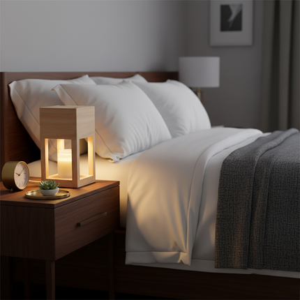 Nordic Elegance | Candle Warmer Lamp with Dimmable Light | Dual-Purpose Design for Cozy Ambiance 2