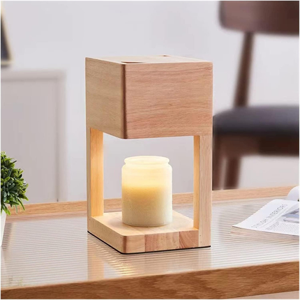 Nordic Elegance | Candle Warmer Lamp with Dimmable Light | Dual-Purpose Design for Cozy Ambiance 4