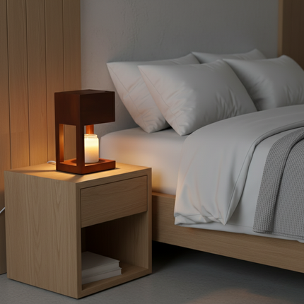 Nordic Elegance | Candle Warmer Lamp with Dimmable Light | Dual-Purpose Design for Cozy Ambiance 8