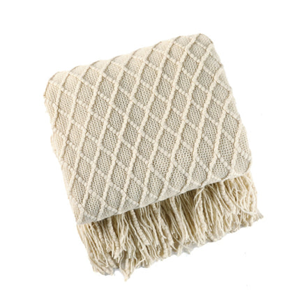 Nordic Elegance | Sofa Blanket with Cozy Knitted Fabric | Minimalist Design for Warmth and Style 20