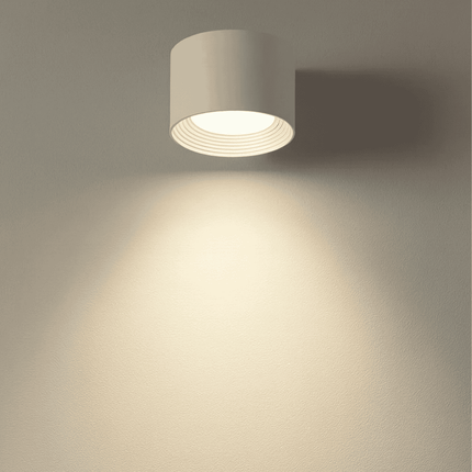 Nordic Glow | Circular LED Wall Lamp with Natural Wood Finish | Versatile Lighting for Modern Spaces 4