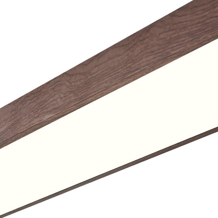 Nordic Glow | Flush Mount Ceiling Light with Wood Accent | Elegant Oval Design for Cozy Ambient Lighting 5