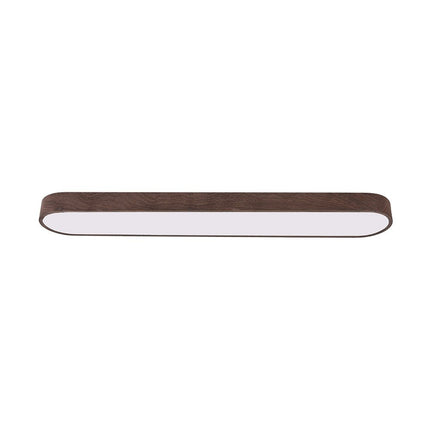 Nordic Glow | Flush Mount Ceiling Light with Wood Accent | Elegant Oval Design for Cozy Ambient Lighting 6