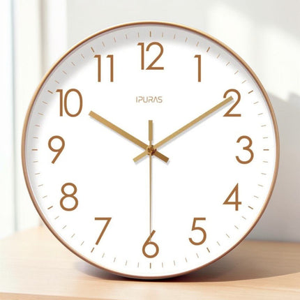 Nordic Minimalist Wall Clock with Silent Quartz Movement | Stylish Timepiece for Modern Interiors 5