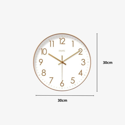 Nordic Minimalist Wall Clock with Silent Quartz Movement | Stylish Timepiece for Modern Interiors 8